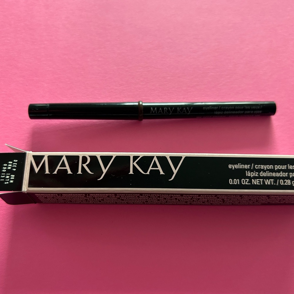 New Mary Kay Deep Brown Eyeliner Pencil - Sleek Precision